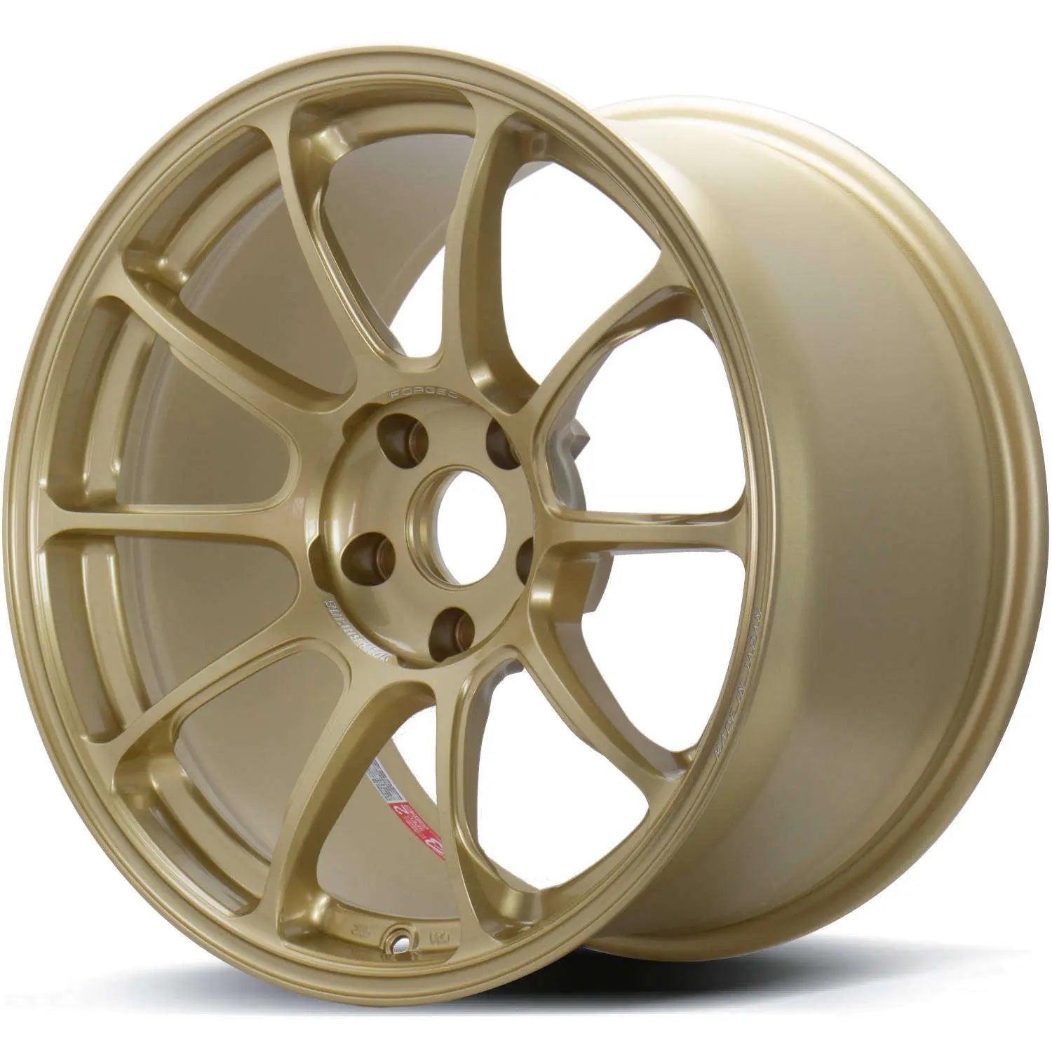 Volk ZE40 Gold 18x9.5 +45 5x114.3 Face 2 (Single Wheel) - 2015-2023 Subaru WRX / 2015-2021 STI / 2019-2023 Forester